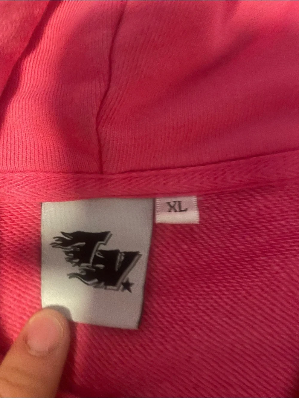 Pink time loop visions hoodie size xl